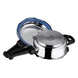 Vinod 18/8 Stainless Steel Pressure Pan with Lid (Induction Friendly)-Junior-2-sm