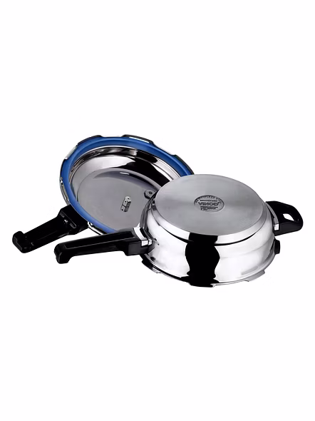 Vinod 18/8 Stainless Steel Pressure Pan with Lid (Induction Friendly)-Senior-2