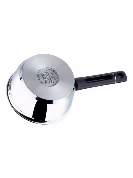 Vinod Stainless Steel Tivoli Saucepan Without Lid-(Induction Friendly)-14cm-1.1 Ltr-2