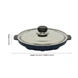 Vinod Cookware Non Stick Round Paniyarakkal with Lid, 22 cm, Aluminium-22cm-3-sm