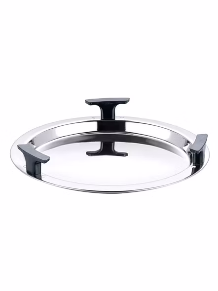 Vinod Stainless Steel 6 pcs Multi Kadai (Induction Friendly) with Stainless Steel lid, 2 idli Plates, 2 dhokla Plates and 1 patra Plate