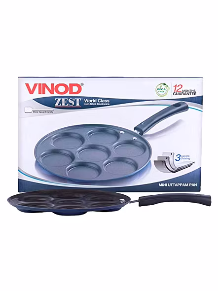 Vinod Cookware  Zest Non-Stick Mini Uttapam Pan- 22 cm-4