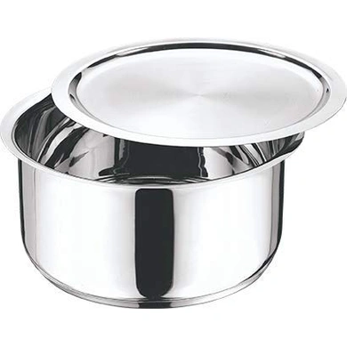 Vinod Cookware  Stainless Steel 304 Grade Tope With Lid (Induction Friendly) - 22cm/4Ltr-1