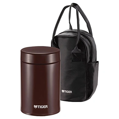 Tiger Stainless Steel Vacuum Insulated Double Food Jar, 750ml (MCJ-A075CK | MCJ-A075T)-40377