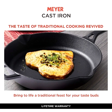 Meyer Induction Base Cast Iron Frying Pan, 20 cm(48121)-3