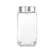 Cello Qube Fresh Glass Storage Container, 1000ml,Transparent-38919-sm