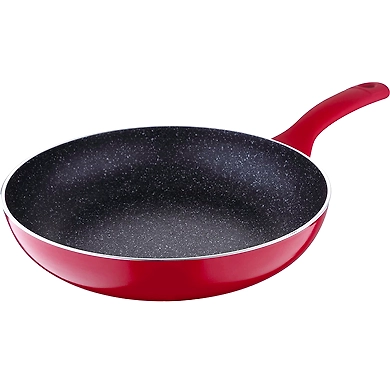 Bergner Bellini+ Pressed Aluminium Non-Stick Frypan, 24 cm, Induction Base, Red-2