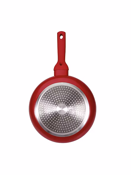 BERGNER - BG-31259-RD Bellini+ Pressed Aluminium Non-Stick Frypan, 20 cm, Induction Base, Red-2