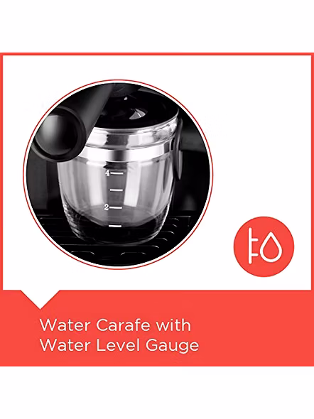 BLACK+DECKER BXCM0401IN 4-Cup Espresso &amp; Cappuccino Coffee Maker-2