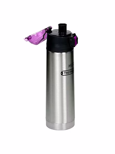 STH Milton Thermosteel Crown 600 ml Vacuum Flask Bottle 24hrs Cold and Hot (Purple)-4