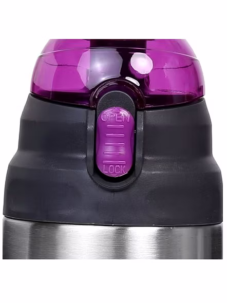 STH Milton Thermosteel Crown 600 ml Vacuum Flask Bottle 24hrs Cold and Hot (Purple)-3