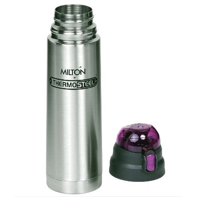STH Milton Thermosteel Crown 600 ml Vacuum Flask Bottle 24hrs Cold and Hot (Purple)-2