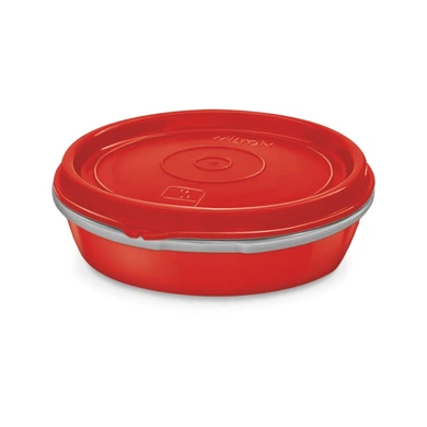 Milton Microwow Stainless Steel Lunch Container, 200ml, Red-45682