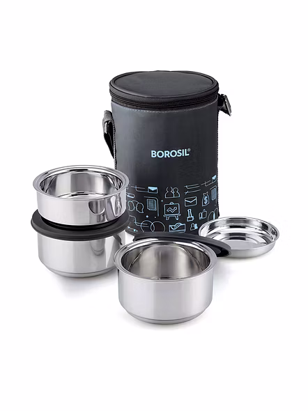 BOROSIL LNCH BOX 280X180 H 3-2
