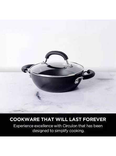 Circulon Origins Non-Stick Hard Anodized Kadhai 24cm Medium