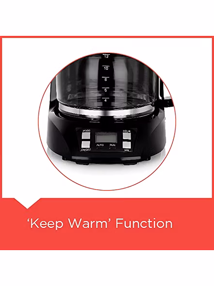 BLACK+DECKER BXCM1201IN 12-Cup Drip Coffee Maker-2