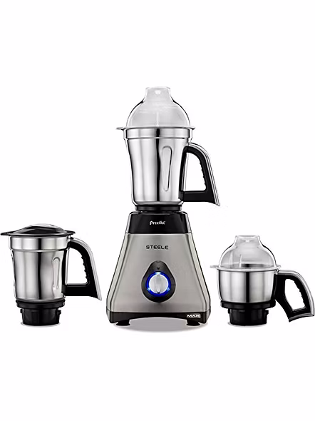 Preethi Steel Max MG-212 750-Watt Mixer Grinder (Steel/Black)