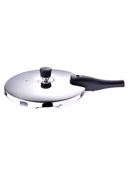 Bergner Argent Elements Tri-ply Stainless Steel Unpressure Cooker Pan With Outer Lid (3.5 Ltrs., Silver)