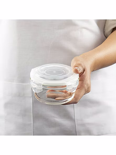 Borosil KLIP-N-STORE  STORAGE CONTAINER ROUND 240 ML