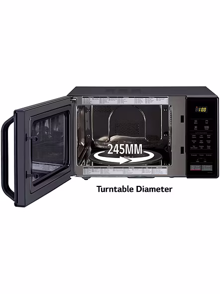 LG 21 L Convection Microwave Oven (MC2146BG, Glossy Black, With Starter Kit)-2