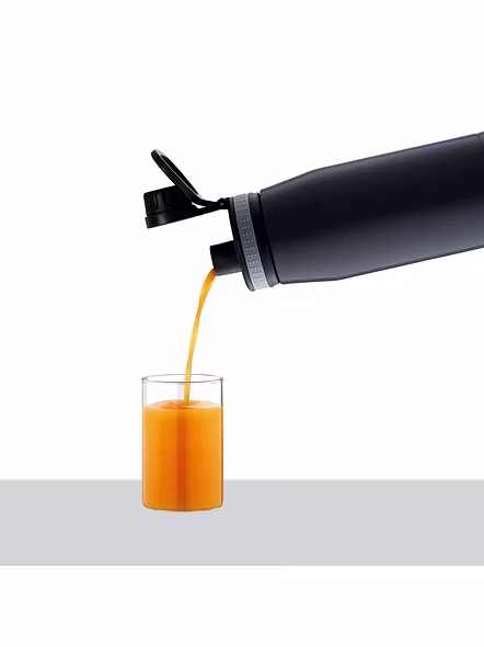 Borosil - Stainless Steel Hydra Gosports - Vacuum Insulated Flask Water Bottle, 600 ML, Black-3