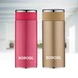 Borosil Stainless Steel Hydra Travel Smart - Vacuum Insulated Flask Water Bottle, 260 ML, Pink-5-sm