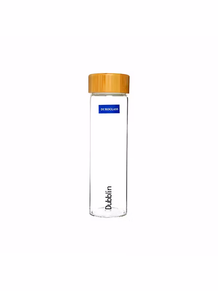 DUBBLIN GLASS BOTTLE BAMBOO 1665 600ML