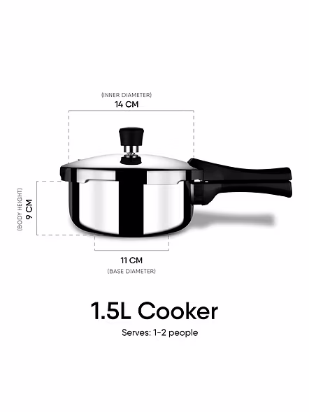 STAHL Cooker 9265 XPRES 1.5L - Compact and Efficient Pressure Cooker-3