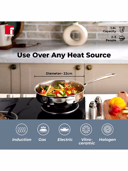 BERGNR SAUTE PAN 3PLY 6329 22-2