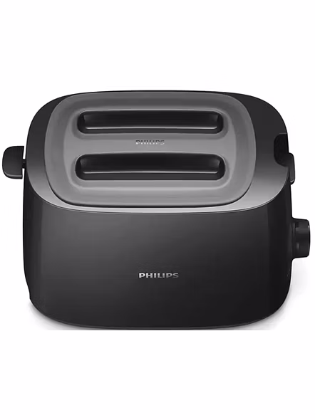 Philips Daily Collection HD2582/00 830-Watt 2-Slice Pop-up Toaster (Black)