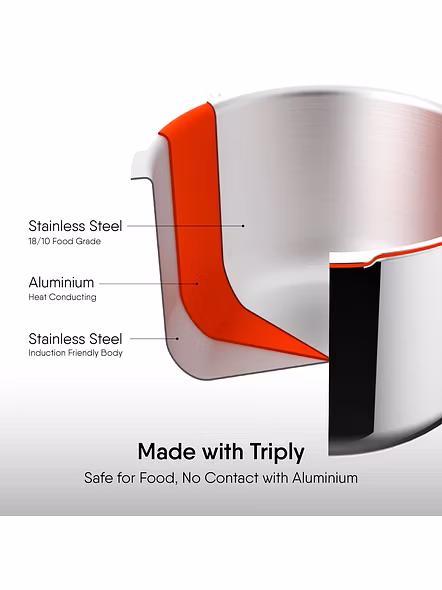 High-Performance Pressure Cooker for Efficient Cooking-8ltr