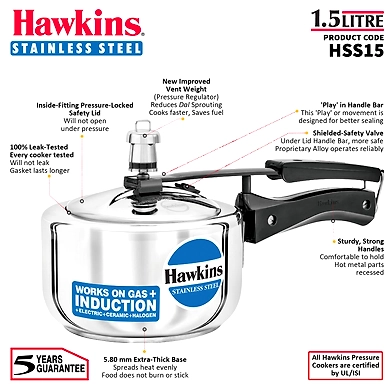 HAWKIN COOKER HSST15 1.5L-5