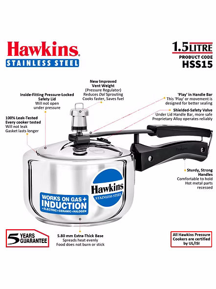 HAWKIN COOKER HSST15 1.5L-5