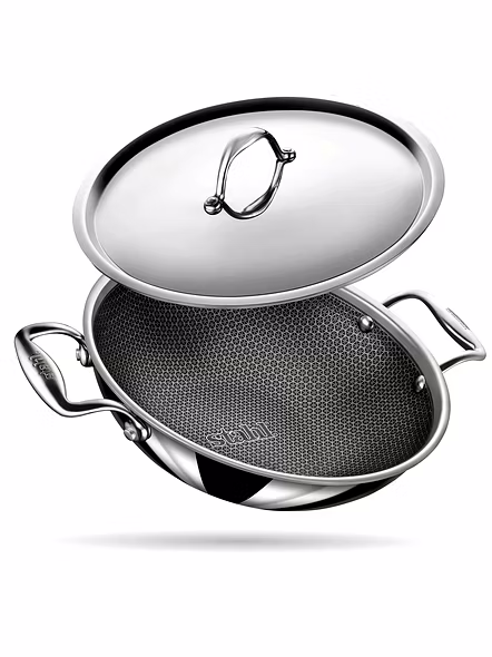 STAHL Kadai NS 6322 22CM - Durable Non-Stick Kadai for Versatile Cooking