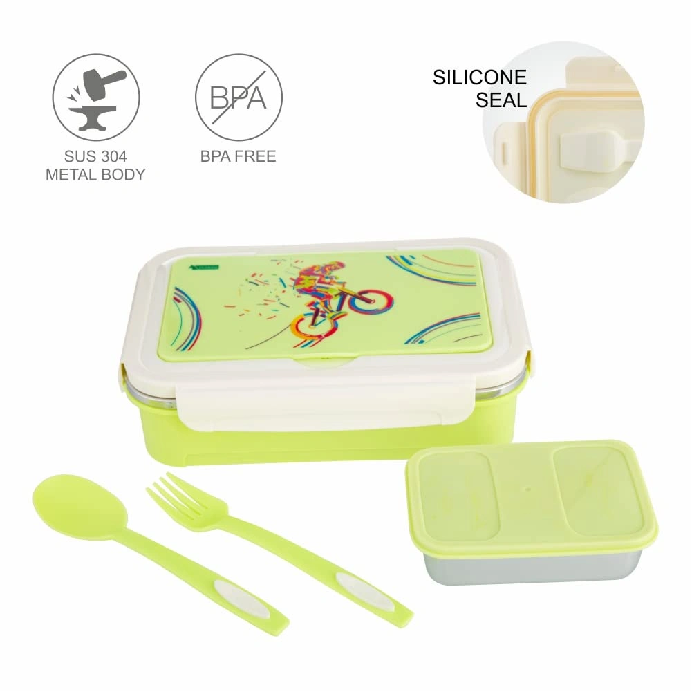 Dubblin Tom Lunch Box - 850ml (Multi Color)-2