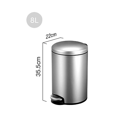 EKO D.BIN 9213 GREY 8L-3
