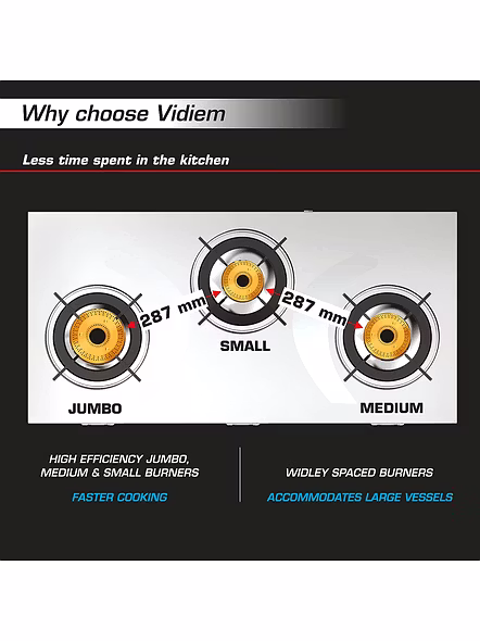 VIDIEM 3Burner TUSKER SS-4