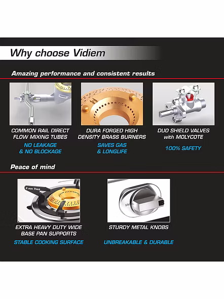 VIDIEM 3Burner TUSKER SS-3