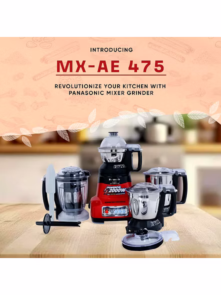 PANASONIC MIXER MXAE 475 BLK-2