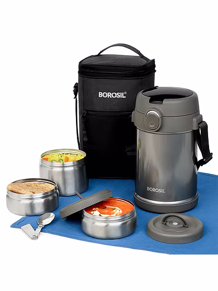 BOROSIL LUNCH BOX CARRY ME 3