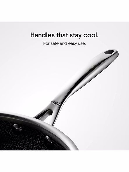 STAHL Frypan NS 6424 24CM - Durable Non-Stick Frypan for Versatile Cooking-2