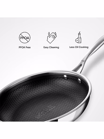 STAHL Frypan NS 6424 24CM - Durable Non-Stick Frypan for Versatile Cooking