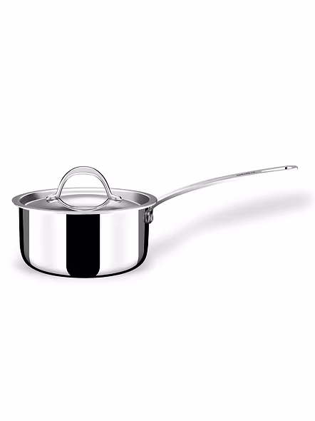 Stahl Triply Stainless Steel Artisan Saucepan - Premium Cooking Performance-14cm/1.1ltr-4