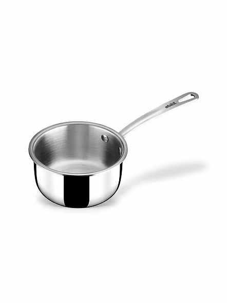 Stahl Triply Stainless Steel Artisan Saucepan - Premium Cooking Performance-14cm/1.1ltr