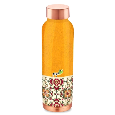 PIPAL Bottle Yoga Design 900ml – Pure Copper Bottle for Holistic Wellness-88665
