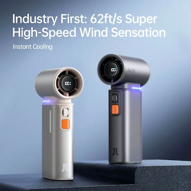 JISULIFE ULTRA 1 – Ultra-Long Battery Handheld Fan (9000mAh)-#C4A484-1