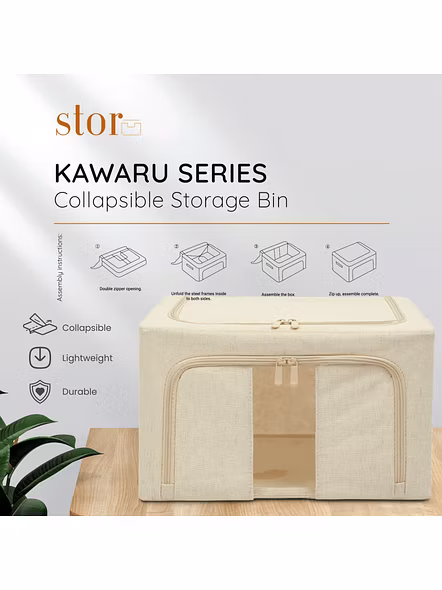 FoldView Collapsible Storage Bin -36L-1