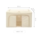 FoldView Collapsible Storage Bin – Cotton-Hemp with Window-36L-2-sm