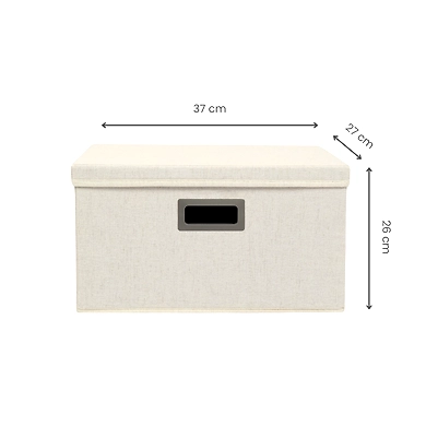 StackFold Foldable Storage Box with Lid – Smart Space Organizer-111256