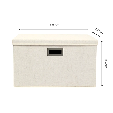 StackFold Foldable Storage Box with Lid – Smart Space Organizer-111259